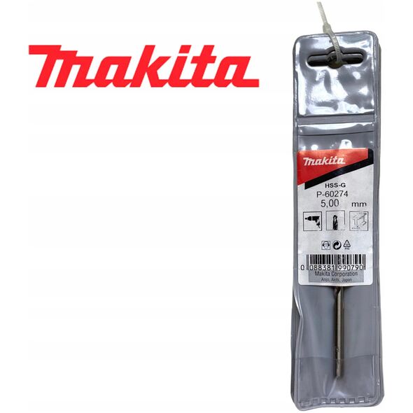 Τρυπάνι Makita HSS-G METAL DRILL 5.0MM DIN338 (10 ΤΕΜ) 13483712 88381990790