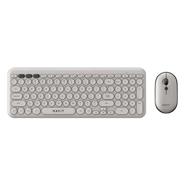 HAVIT KB254GCM wireless 2-in-1 gaming set keyboard + mouse (gray)