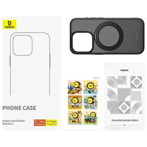 Baseus SkyRing Magnetic + tempered glass Apple iPhone 13 Pro