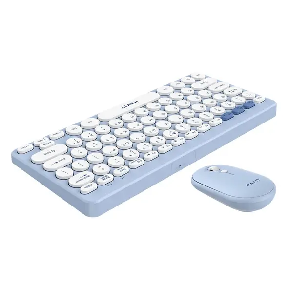 HAVIT KB279GCM wireless 2-in-1 gaming set keyboard + mouse (blue)