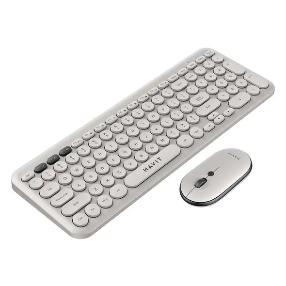 HAVIT KB254GCM wireless 2-in-1 gaming set keyboard + mouse (gray)