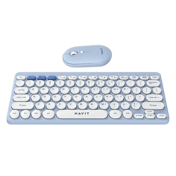 HAVIT KB279GCM wireless 2-in-1 gaming set keyboard + mouse (blue)