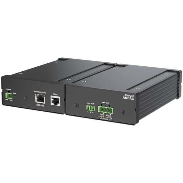 Μίνι στερεοφωνικός ενισχυτής Audac AUDAC AMP203 Dante™ 8541944 5414795044159