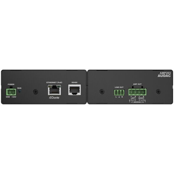 Μίνι στερεοφωνικός ενισχυτής Audac AUDAC AMP203 Dante™ 8541944 5414795044159