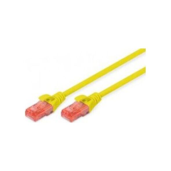 Digitus DIGITUS CAT 6 UTP patch cable PVC AWG 26/7 length 7m Color yellow
