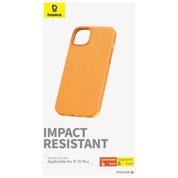 Baseus Fauxther Series Apple iPhone 15 Plus / 14 Plus (orange)