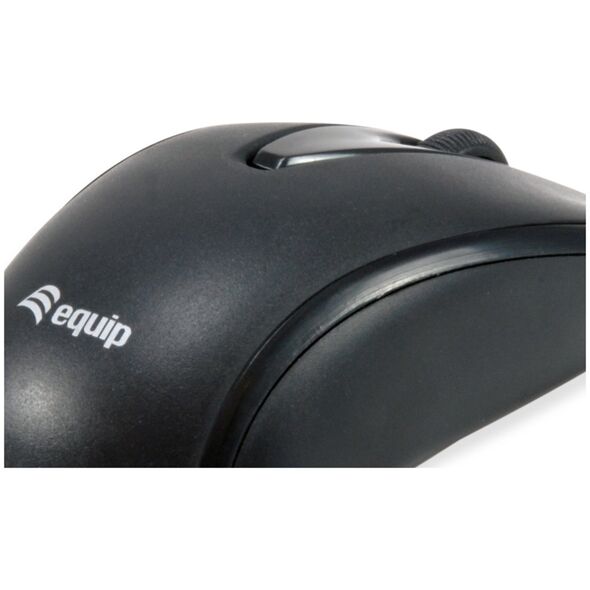 Mysz Equip Equip Optische Maus USB-C Comp.  Rechts-Linkshänder 1.5m  sw