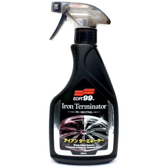 Soft99 Soft99 Iron Terminator płyndo mycia felg 500ml+pedzelek uniwersalny