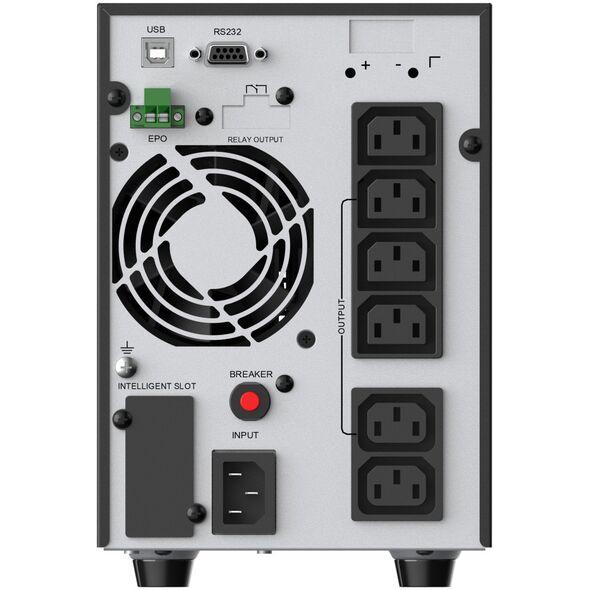 UPS Conceptronic Conceptronic ZEUS52E2K zasilacz UPS Podwójnej konwersji (online) 2 kVA 1800 W 6 x gniazdo sieciowe