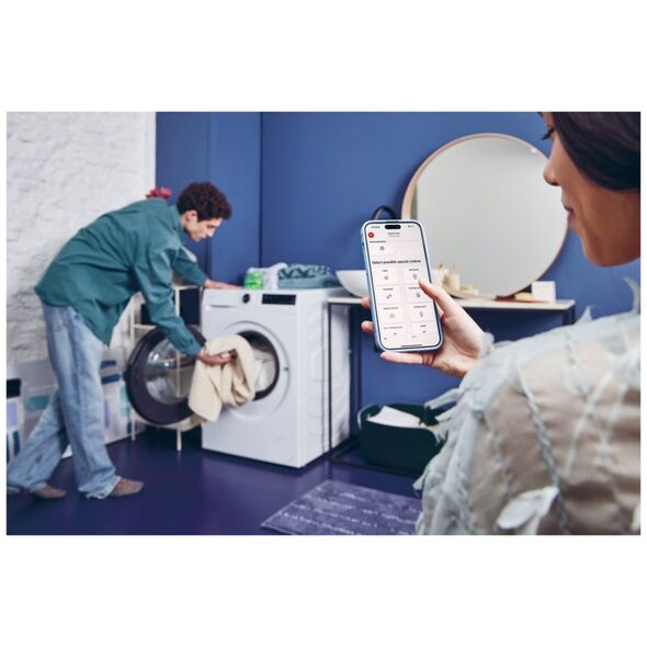 Candy Washing Machine | BR 410B8-S | Energy efficiency class A | Front loading | Washing capacity 10 kg | 1400 RPM | Depth 60 cm | Width 60 cm | Display | LED | Steam function | Wi-Fi | White
