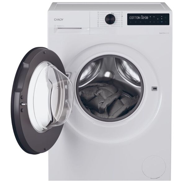 Candy Washing Machine | BR 410B8-S | Energy efficiency class A | Front loading | Washing capacity 10 kg | 1400 RPM | Depth 60 cm | Width 60 cm | Display | LED | Steam function | Wi-Fi | White