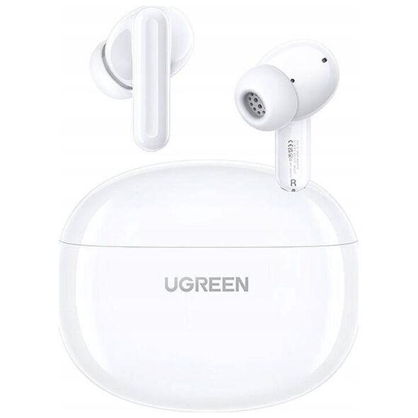 Bezprzewodowe słuchawki dokanałowe TWS UGREEN HiTune T3C Bluetooth 5.4 IPX5 (białe)