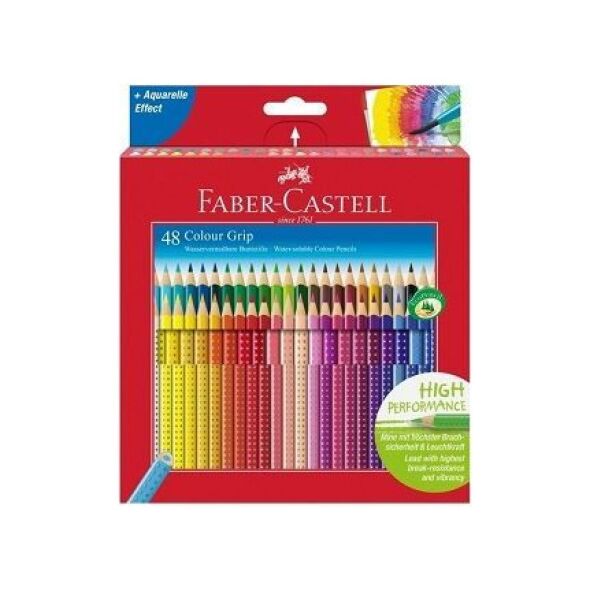 Faber-Castell Kredki Grip 2001 48 Kolorów Opakowanie Kartonowe Faber-Castell (112449 FC)