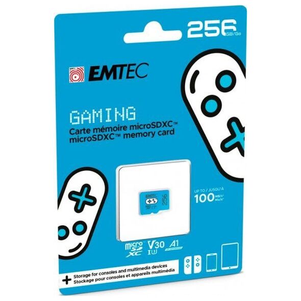 Κάρτα Emtec Gaming MicroSDXC 256 GB Class 10 UHS-I/U3 A1 V30 (ECMSDM256GXCU3G) 9806156 3126170175960