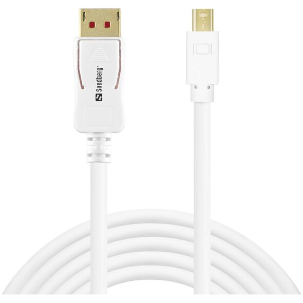Kabel Sandberg DisplayPort Mini - DisplayPort 2m biały (509-17)