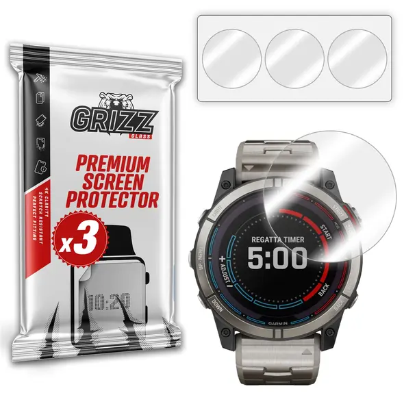 GrizzGlass Hydrofilm Garmin quatix 7X 51mm
