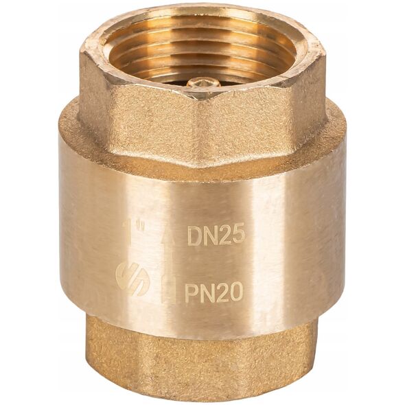 Zawór zwrotny STOP z zamknięciem metalowym GW/GW 1GW x 1GW