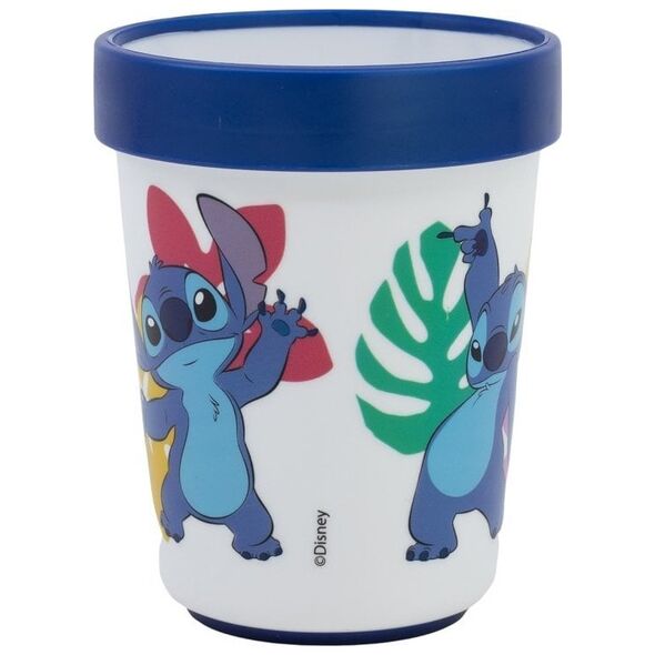 Disney Stitch - Antypoślizgowy kubek do mikrofali 260 ml