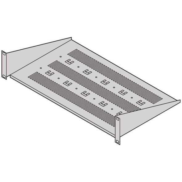 SCHROFF Ράφι SCHROFF 19, επιφάνεια 30 x 400 mm, RAL7035 13789602 4036088110559