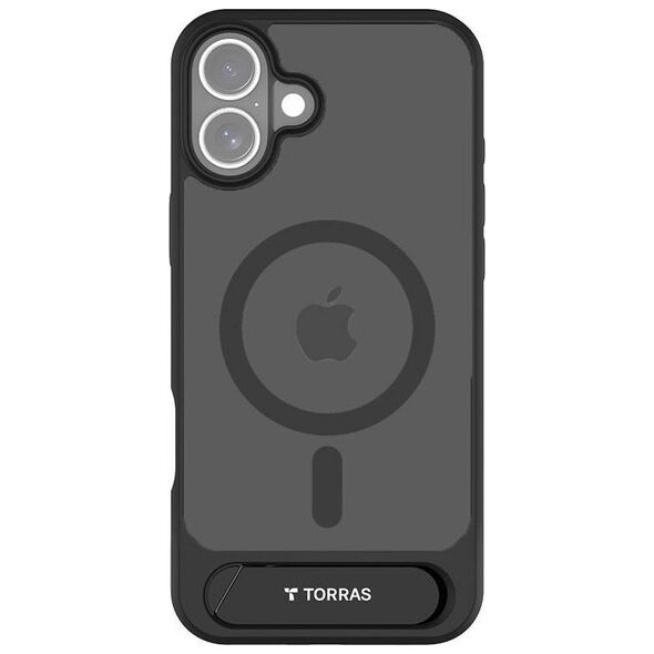 Torras Etui Torras Pstand Series dla iPhone 16 (Czarne)