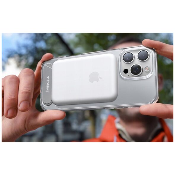 Torras Etui Torras Pstand Series dla iPhone 16 Pro (Przeźroczyste)