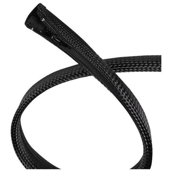 LogiLink LogiLink Kabelschlauch 0,3 mm m. Reißverschluss 5 m schwarz