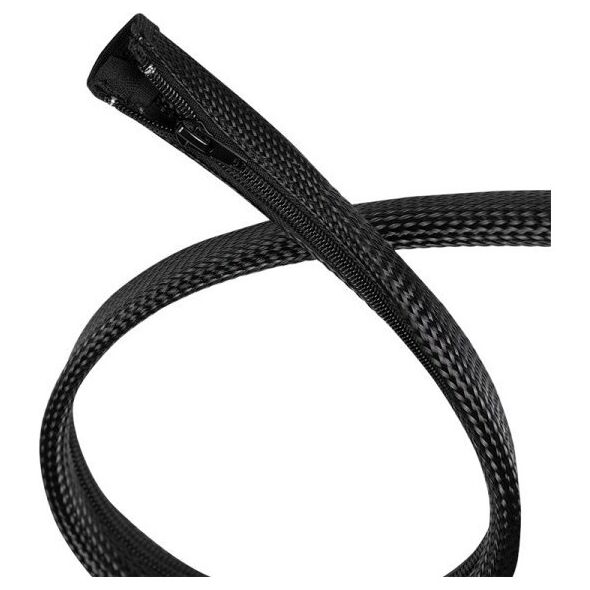 LogiLink LogiLink Kabelschlauch 0,3 mm m. Reißverschluss 5 m schwarz