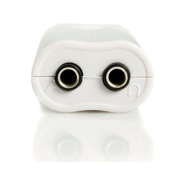 Adapter USB StarTech USB - Jack 3.5mm Biały  (ICUSBAUDIO)