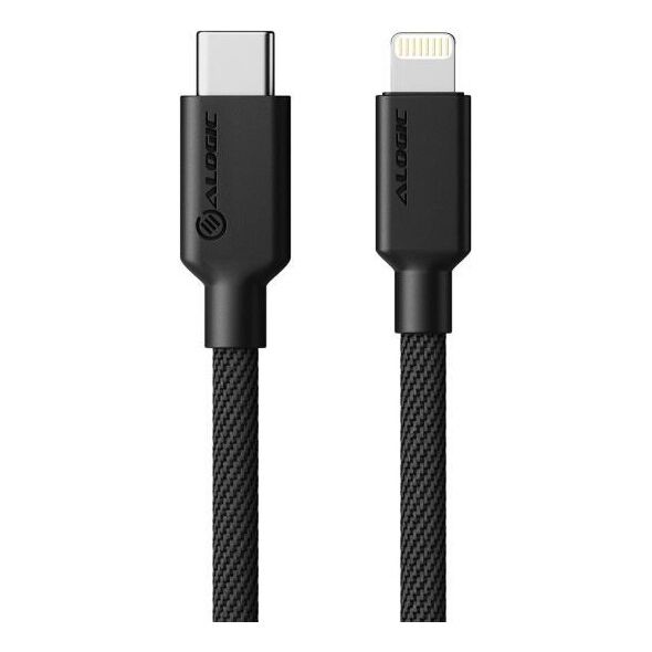 Kabel USB Alogic Alogic USB Kabel 2.0 USB-C St. --> Lightning St. 1m schwarz