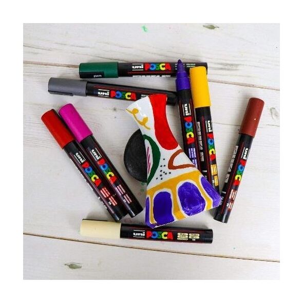 Posca Posca - PC5M - Medium Tip Pen - Βαθιά χρώματα, 8 pc /Arts and Crafts /Multi 14053585 5012788070873