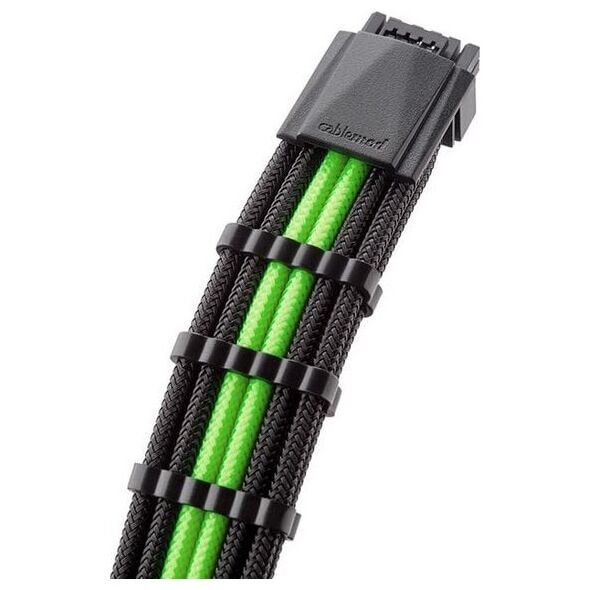 CableMod CableMod C-Series PRO ModMesh 12VHPWR Cable Kit for Corsair RM, RMi, RMx (Black Label) - black/light green