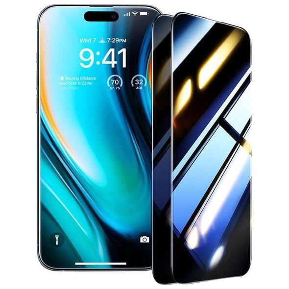 Torras Szkło prywatyzujące Torras Install Master Privacy dla iPhone 16 ProMax