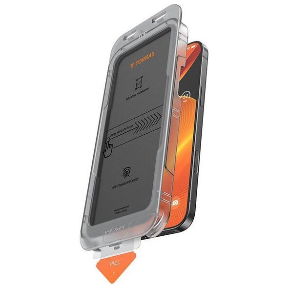 Torras Szkło prywatyzujące Torras Install Master Privacy dla iPhone 16 ProMax