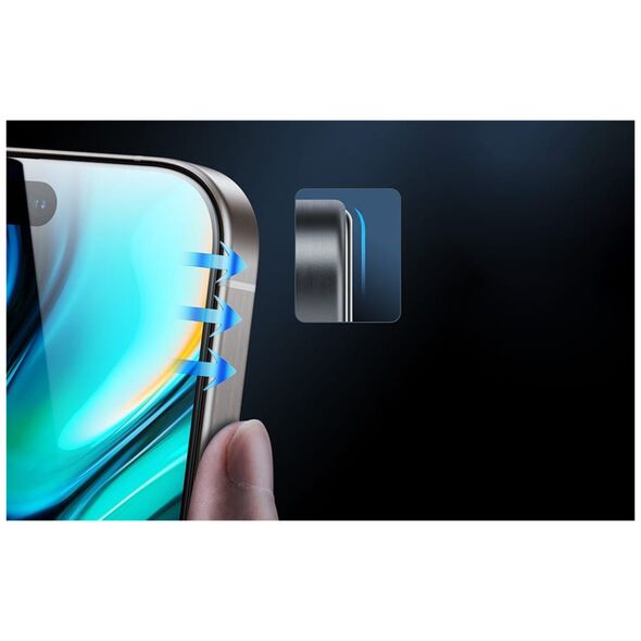 Torras Szkło prywatyzujące Torras Install Master Privacy dla iPhone 16 Pro