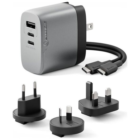 Alogic 3X67 Rapid Power 67W Multi Country Travel Gan Charger