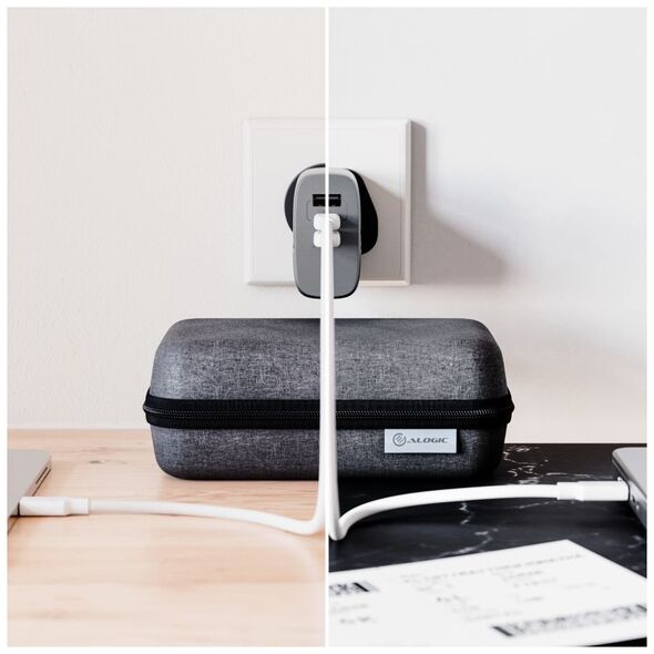 Alogic 3X67 Rapid Power 67W Multi Country Travel Gan Charger