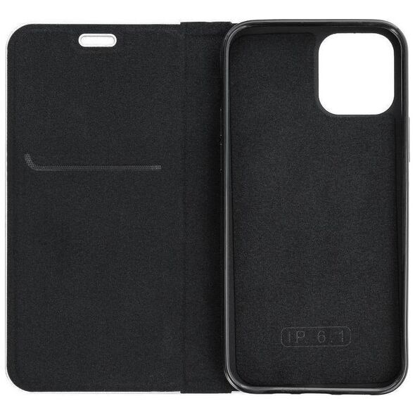 ForCell ETUI Kabura Forcell LUNA Book Carbon do iPhone 13 PRO MAX czarny CASE