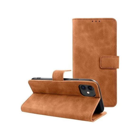 OEM Kabura TENDER Book do IPHONE 12 / 12 Pro brązowy