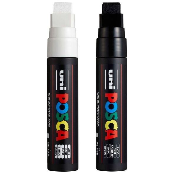 Posca POSCA PC-17K sæt med sort og hvid 14053576 3296280033273