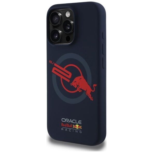Etui Red Bull HC Silicone ORBR20 Logo     Red Lining do iPhone 15 Pro Max MagSafe granatowy