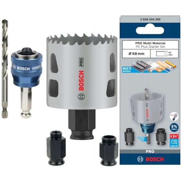 PIÅA OTWORNICA PRO MULTI MATERIAL PC PLUS 68 MM STARTER KIT