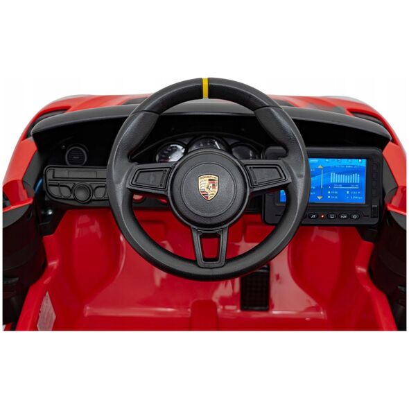 Pojazd Porsche Spyder RS 718 Czerwony MP4
