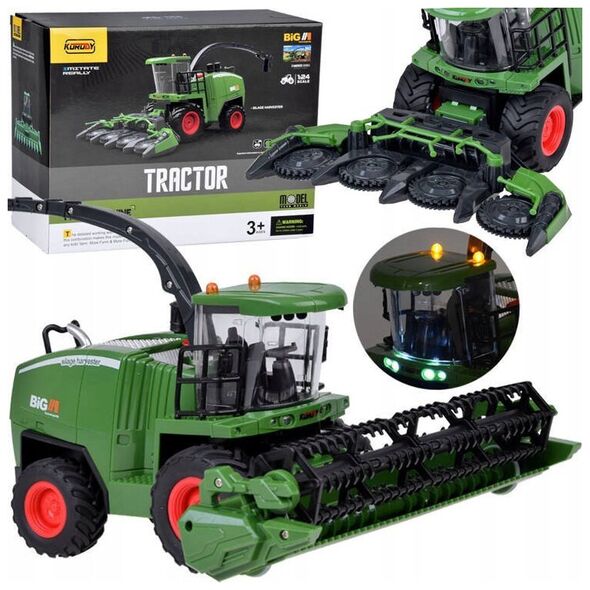 Kombajn traktor wielofunkcyjny efekty dźwiękowe świetlne ZA5216