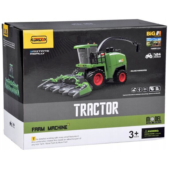 Kombajn traktor wielofunkcyjny efekty dźwiękowe świetlne ZA5216