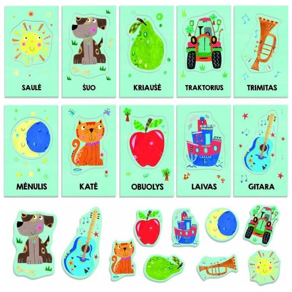 Τακτική HEADU Montessori Baby Flashcards (Στη Λιθουανική γλώσσα.) 13930107 8057592352958