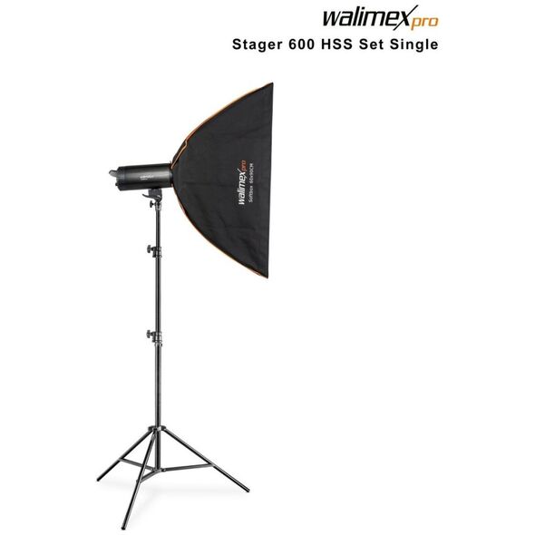Lampa studyjna Walimex walimex pro Stager 600 HSS Set Single
