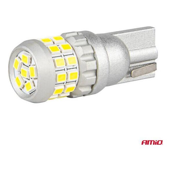 Żarówki LED CANBUS T10 W5W 30SMD 2016 White 12V 24V AMIO-04233