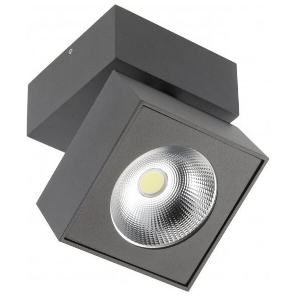 Oprawa Led Czarny Bianco 8W 680Lm 4000K 240V Ip20 36St Kwadrat Ld-Bnc8Wkc-Nb Gtv