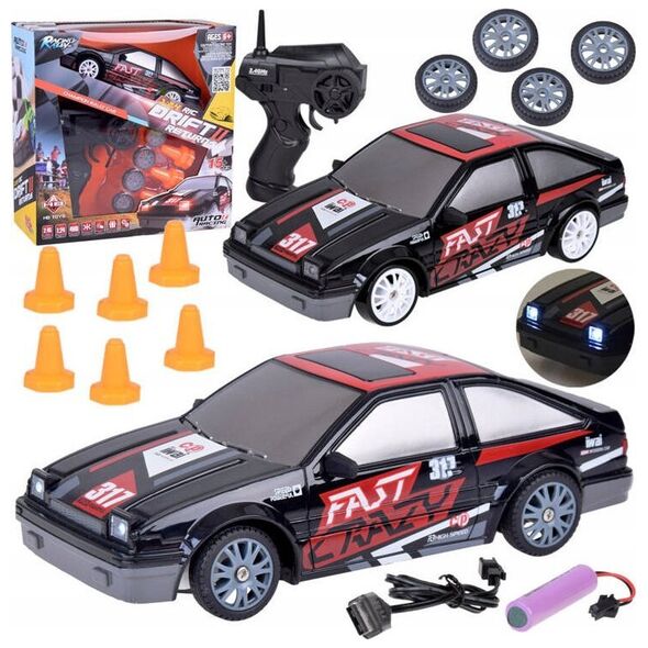 Samochód zdalnie sterowany do driftu AUTO drift pilot RC pachołki RC697