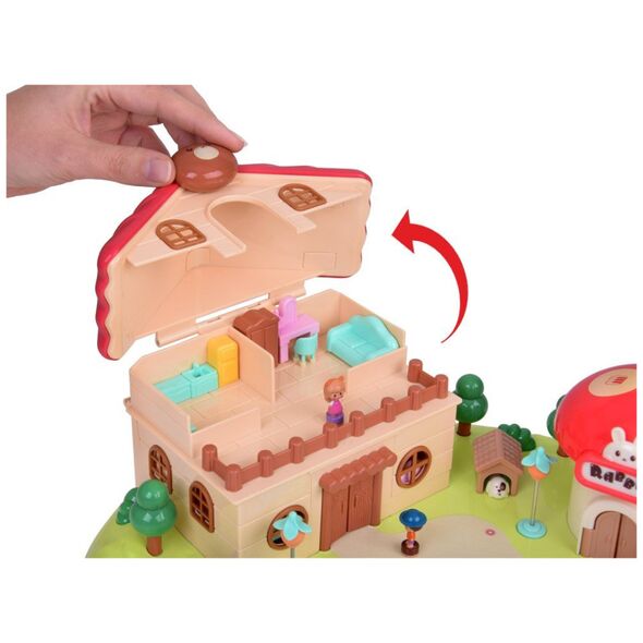 Interaktywny Magnetyczny Domek z Ruchomymi Elementami ZA5481